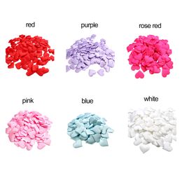 100Pcs 3.5cm Heart-Shaped Petals Wedding Home Decorative Throwing Love Confetti Birthday Table Party Supplies