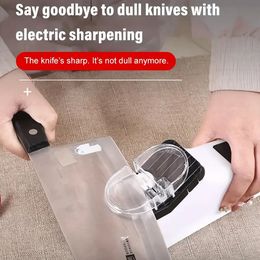 Upgrade Sharpening Machine Professional USB Electrical Knife Sharpener for Knives Diamond Stones Grinder Kitchen Tools