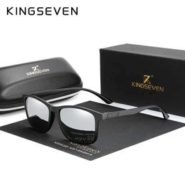 Sunglasses KINGSEVEN BrandUltra Light TR90 Sunglasses Men Polarized Cat.3 UV400 TAC Lens Sun Glasses Women Casual Eyewear Driving G240529