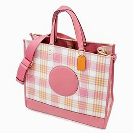 Dempsey top handle Luxury beach Canvas tote bag Designer handbag 10a purse fashion summer pink pochette bags Shoulder Man travel satchel Woman shop belt Shoulder Bag
