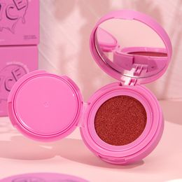 3 Colors Breathable Face Blush Powder With Puff Pigmented Maquiagem Waterproof Finish Silky Brighten Loose Lasting Lightweight