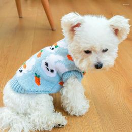 Dog Apparel Pet Cat Warm Sweater Clothing Winter Turtleneck Knitted Puppy Clothes Chihuahua Dogs Pullover Cardigan Vest