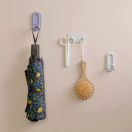 Steel Self Adhesive Wall Hooks Sticky Towel Hangers for Kitchen Bathroom Waterproof Door Hooks for Hanging Robe Key Hat