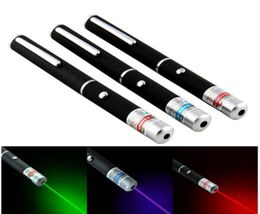 Red Green Blue Purple Light D14155mm Laser Pen Laser Pointer Pen For SOS Mounting Night Hunting teaching Opp Package 100pcslot7781355