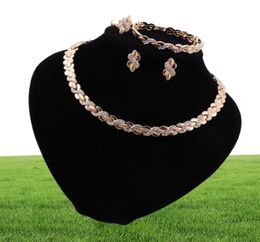 Nigeria Charm Bridal Luxury Jewellery Silver Colour Necklace Bracelet Earrings Ring Dubai Wedding Fashion Jewellery Set4564326