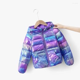 Jackets Children Winter Jacket For Boys Girls Dazzle Colour Warm Top Coat Fashion Kids Baby Coats Soft Casual Windproof Outerwear