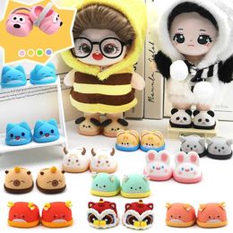 Dolls 20cm Cotton Doll Shoes Plush Doll Cute Cartoon Shaped Shoes Doll Accessories Childrens Toy Gifts G240529