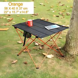Other Home Garden Portable Outdoor Camping Folding Table Nature Hike Lightweight Foldable Trips Sedentary Travel Simple Ultralight Aluminum Tables H240531 IPXO
