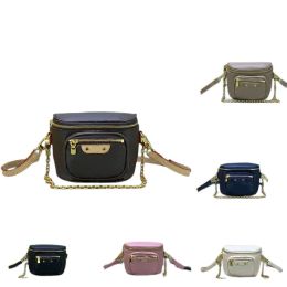 Bags Mini bumbag handbag women designer waist bag gradient flower print fanny pack luxury belt bum bag men chest bags chain and leather