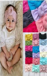 INS Baby Headbands 21 Colors Baby Girls Headbands Hairbands Toddler Turban Nylon Headband Infant Turban Baby Headwear Head Wrap 501299899