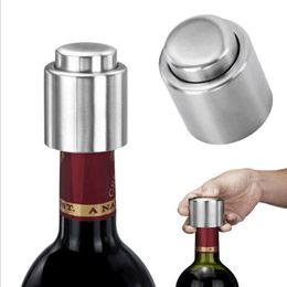 100pcs Stainless Steel Vacuum Sealed Red Wine Bottle Spout Liquor Flow Stopper Pour Cap Kitchen Bar Tools