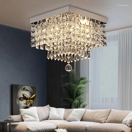 Chandeliers Modern Indoor Ceiling Light K9 Led Crystal Lamp Chandelier Decor Living Room Luxury Suspension Luminaire Lustre