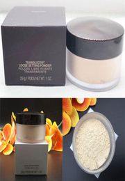 Face Makeup Loose Setting Powder Matte Longlasting Brighten Concealer 29g Silver Black Box5208430