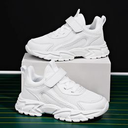 Children Shoes Boys Sneakers Fashion White Breathable Kids Casual Running Shoes 6 To 12 Years School Girls Sport Tennis Shoes 240531