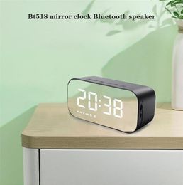 Wireless Bluetooth Speaker FM Radio Sound Box Desktop Alarm Clock Subwoofer Music Player TF Card Bass Speaker Boom Wholea44a124970345