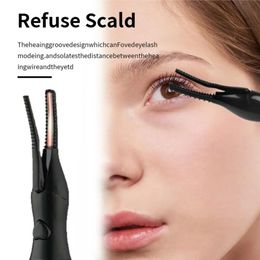 Electric Eyelash Curler 3 Gear Makeup Lashes Curling Tool Digital Display Portable Styling Make Up Eyelashes Curl Supply 240531