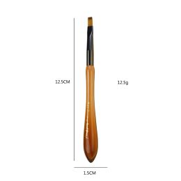 1PC Gourd Resin Handle Nail Art Brush Flower Painting Drawing Liner Pen Manicure Tool For Gel Polish