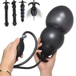 Sex Toy Massager Bdsm Inflatable Anal Plug Butt Anus Toys g Spot Stimulator Prostate Massager Adult