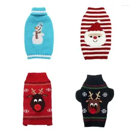 Dog Apparel Christmas Warm Clothes Pet Cat Sweater Pullover For Small Dogs Chihuahua Yorkies Knitted Puppy Ropa Perro Clothing