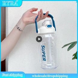 Water Bottles Reusable Bottle Healthy Heat Resistant High Capacity Durable Solid Not Easy To Fall Off Student Portable Drinking