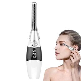 Rechargeable Eyelash Curler Electric USB Heating Eyelash Curler Wand Intelligent Memory Function Eyelash Curling Tool For Travel 240531