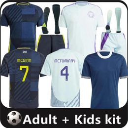 2024 25 Scotland 150th Anniversary soccer jerseys home Special TIERNEY DYKES ADAMS football shirt CHRISTIE McGREGOR MCGINN McKENNA men kit kids uniforms 16-4XL