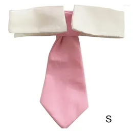 Dog Apparel Adjustable Pet Collar Cotton Cat Neck Tie Necktie For Kitten Bow Bowtie Favours