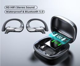 Wireless Bluetooth Earphone Sports Waterproof Wireless Headphone Touch Control Headphones TWS Earbuds Headsets With Microphone7062274