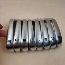 Mens silvery PP 7TW Iron Set Golf Irons Clubs 8pcs 39P RSSR Flex SteelGraphite Shaft Assemble With Head Cover 240522