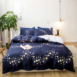 Bedding Sets Flowers Artistic Style Good Polyester Fabric Print Duvet/Blanket Cover Set Flat Sheet Pillow Cases 3/4Pcs
