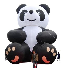 wholesale 2024 Cute Giant Inflatable Panda,Panda Bear Cartoon Character For Kids Event Advertising 001