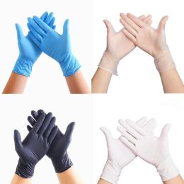 100 PCS Disposable Latex Gloves PVC Gloves Dishwashing Kitchen Latex Rubber Garden Gloves XL/L/M/S Universal For Home Cleaning 2024531