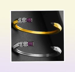 GODKI Trendy Pencil Designs Bangle Cuff For Women Wedding Full Cubic Zircon Crystal CZ Dubai Silver Colour Party Bracelet 2103301605591321