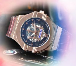 Automatic Date Men Sports Watches Luxury Mens Japan Quartz Movement Clock Racing Car Popular President Big Skeleton Dial Timing Lumious Watch montre de luxe Gifts
