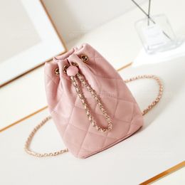 12A Top Quality Designer Shoulder Bags Colourful Small Bucket Unique Sheepskin Design Exquisite Hardware Embellishment Women's Luxury Chain Bags With Original Box.