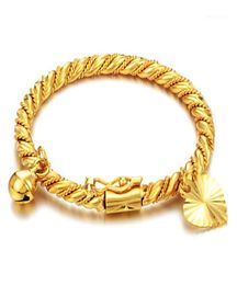 Bangle Infant Baby Yellow Gold Filled Openable ed Link Bracelet Children039s Small Wrist Kids Jewellery Dia 40mm16472747