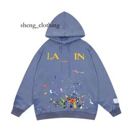 Lavines Men's Hoodies & Sweatshirts Designer Luxury Lavines Sweater Mens And Womens Loose Casual Cotton Hooded Coat Jackets Lanvis Fcfd