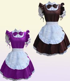 Sexy French Maid Costume Gothic Lolita Dress Anime Cosplay Sissy Maid Uniform Ps Size Halloween Costumes For Women 2021 Y01783242