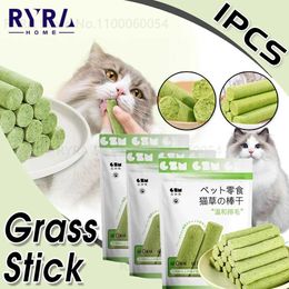 Cat Toys Cat Grass Teeth Scratching Stick Pet Snack Hair Ball Hair Removal Preparation for Consumption Baby Cat Teeth Cleaning Cat Grass Stick d240530