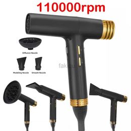 Hair Dryers 110000rpm Brushless Professional Hair Dryer Negative Ion Blow Dryer High Speed Salon Blower Appliance Hair Care Styling Tools 240401