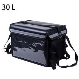 30L Extra Large Cooler Bag Car Ice Pack Insulated Thermal Lunch Pizza Bag Fresh Food delivery Container Refrigerator Bag 240320