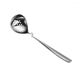 Spoons Stainless Steel Strainer Skimmer Kitchen Long Handle Serving Home Restaurant Tableware