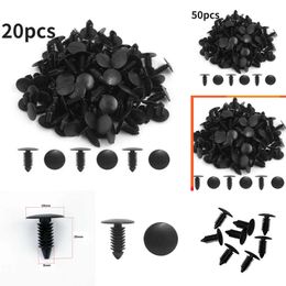 New 20/50pcs 8mm Auto Fastener Fit Hole Nylon Car Clips Fender Bumper Shield Retainer Plastic Rivet for GM Ford Chrer