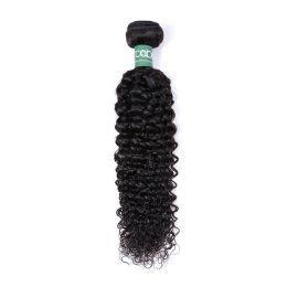 Wigs Wigs Aircabin Kinky Curly One Bundle Deal Hair 100% Brazilian Curly Human Hair Weave Natural Colour Remy Hair Weave