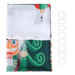 Shower Curtains Christmas Curtain Waterproof Bath Style Bathroom Accessory Polyester Festival Bathing Printing