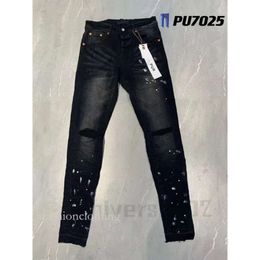 Purple Jeans Mens Designer Jeans Amirir Jeans Fashion Distressed Ripped Bikers Womens Denim Cargo For Men 167