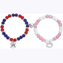 Chain Spider Friendship Bracelet Matching Bracelet for Couples Best Friend Bff Spider Bracelet Jewellery Girl Q240401