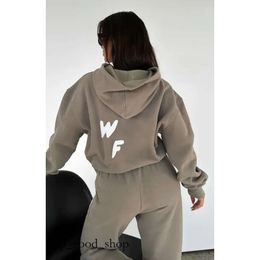 Women's Tracksuits Women Hoodie 2 Piece Set Pullover Outfit Sweatshirts Sporty Long Sleeved Pullover Hooded Tracksuits White Foxs Sporty Pants 793
