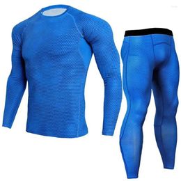 Men's Thermal Underwear Warm John Long Sleeve Knitwear Compression Sportswear Full Man Tracksuit XXXXL Gym Shirt