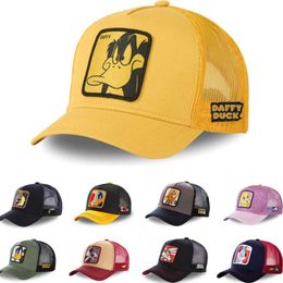 Brand Anime Bunny Looney Snapback Cap Cotton Baseball Cap Men Women Hip Hop Dad Mesh Hat Trucker Dropshipping 2024 New Ball Hat Duck Tongue Hat